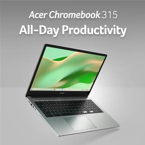 Side view of the Chromebook display showing wide viewing angles