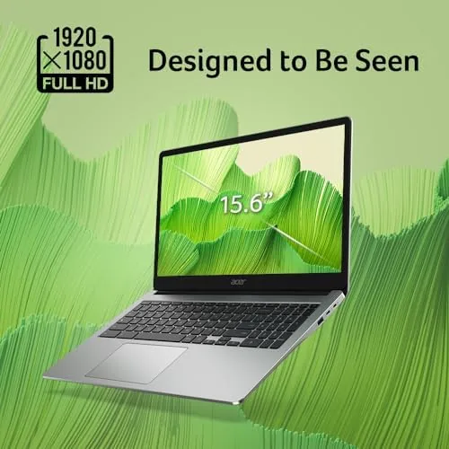 Chromebook 315 next to a smaller 14 inch budget Chromebook
