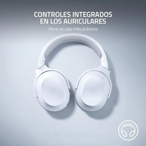 Close up of the volume wheel and control buttons on the headset ear cup
