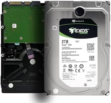 Close look at the Seagate Enterprise 2TB HDD ST2000NM0055 2TB SATA III 6Gb/s 7200RPM build quality