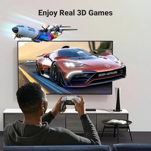The UGREEN HDMI Switch 5 in 1 Out, 4K@60Hz, with Remote in real use