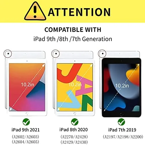 Close look at the JOGUIIA Kids Case for iPad 9th 8th 7th Generation,Shockproof Silicone build quality