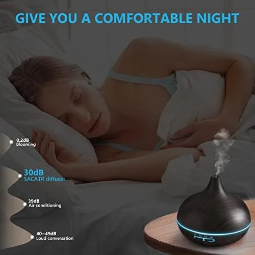 The Diffusers for Essential Oils Large Room, 550ml Essential Oil Diffusers compared in context