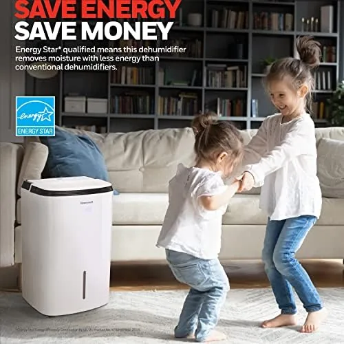 The Honeywell Smart WiFi Energy Star Dehumidifier for Medium Basements & in real use