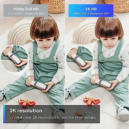 The Tapo 2K Indoor Security Camera, Baby Monitor, Dog Camera, Wired in real use