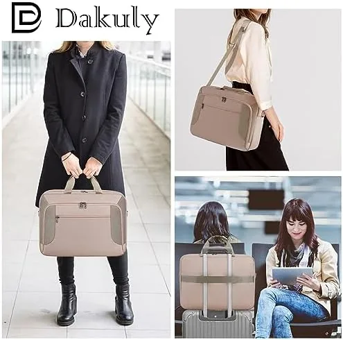 Close look at the Laptop Bag 17.3 Inch Work Briefcase Laptop Case Computer Messenger build quality