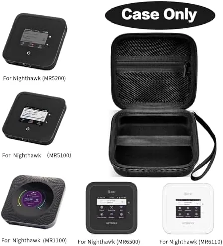 Open case showing the padded interior and mesh pocket