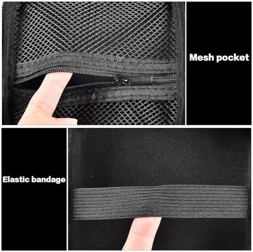 Nighthawk M5 held in place by the elastic strap inside the case