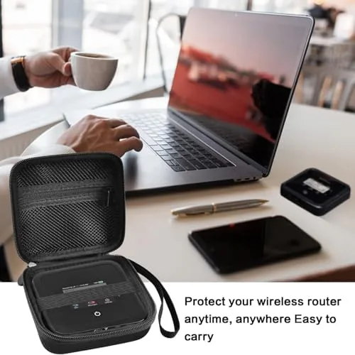 Traveler's bag with the case clipped to a handle for quick access