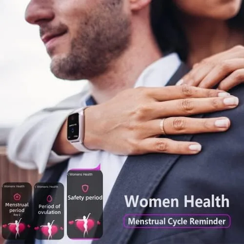 Another view of the FITVII Fitness Tracker, Smart Watch with 24/7 Blood Pressure Heart