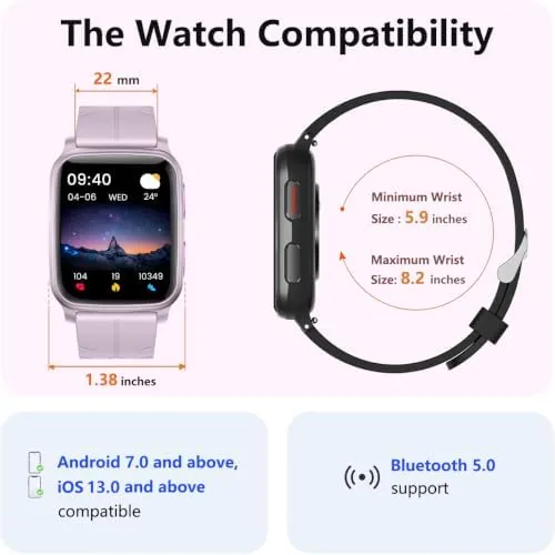 Testing the FITVII Fitness Tracker, Smart Watch with 24/7 Blood Pressure Heart over two weeks