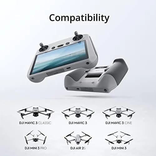 DJI RC controller in a backpack with a drone preparing for a hiking flight