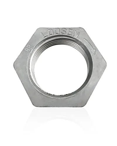 WH2X1193 hub nut held in hand showing the 1.5 inch diameter and threading