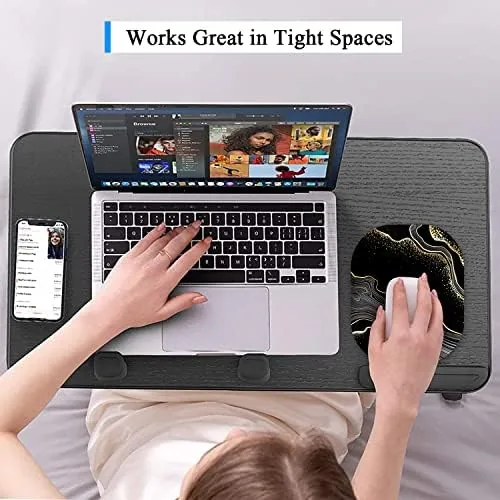 The Small Mouse Pad 6 x 7 Inch, Oval Mini Mouse in real use