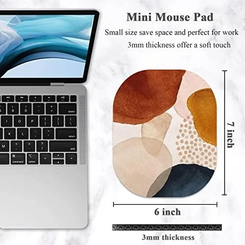 Close look at the Small Mouse Pad 6 x 7 Inch, Oval Mini Mouse build quality