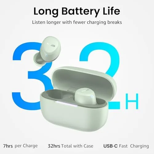 The TOZO A1 Wireless Earbuds Bluetooth 5.3 Light Weight in Ear in real use