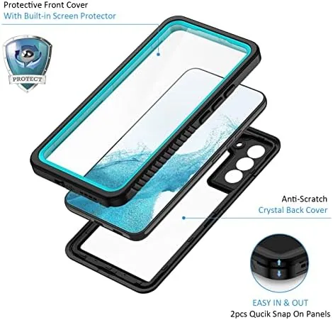 The Lanhiem for Samsung Galaxy S22 Case, IP68 Waterproof Dustproof with in real use