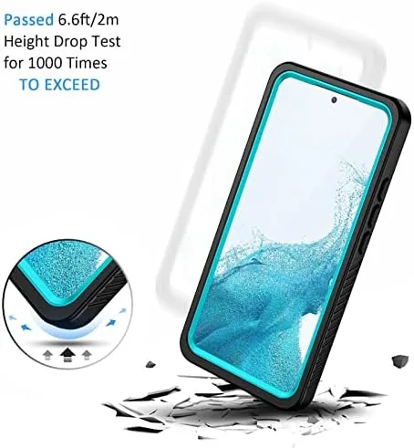 Another view of the Lanhiem for Samsung Galaxy S22 Case, IP68 Waterproof Dustproof with