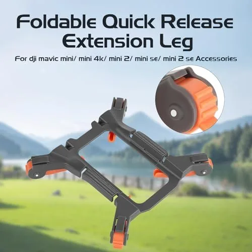 Close look at the O'woda Foldable Landing Gear for DJI Mini 2 SE/Mini 2/Mini build quality