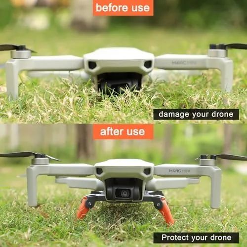 The O'woda Foldable Landing Gear for DJI Mini 2 SE/Mini 2/Mini in real use