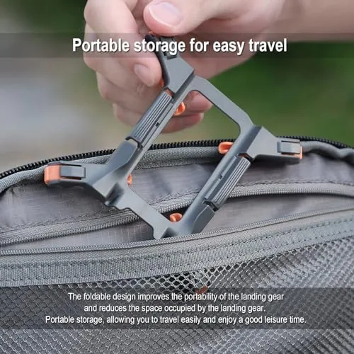 Another view of the O'woda Foldable Landing Gear for DJI Mini 2 SE/Mini 2/Mini