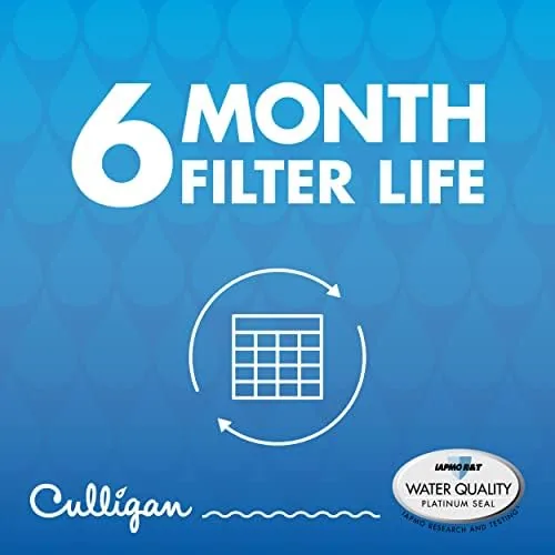 CUGMW cartridge seated in the refrigerator filter housing