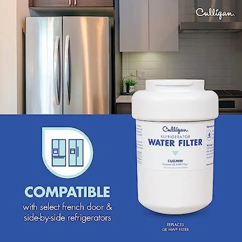Culligan CUGMW beside the GE MWF cartridge for comparison