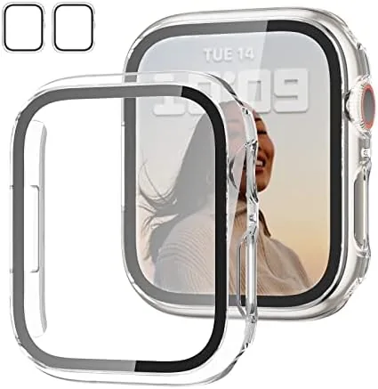 JZK clear case with integrated screen protector out of the two pack