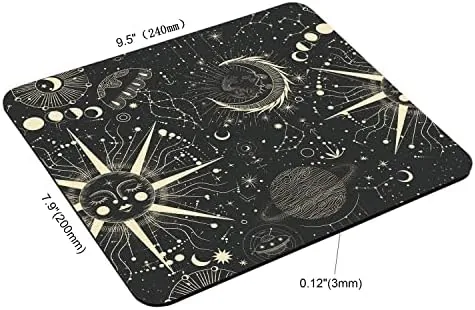Close look at the Mouse Pad Celestial Pattern Office Gift Mouse Mat Space Mouse build quality