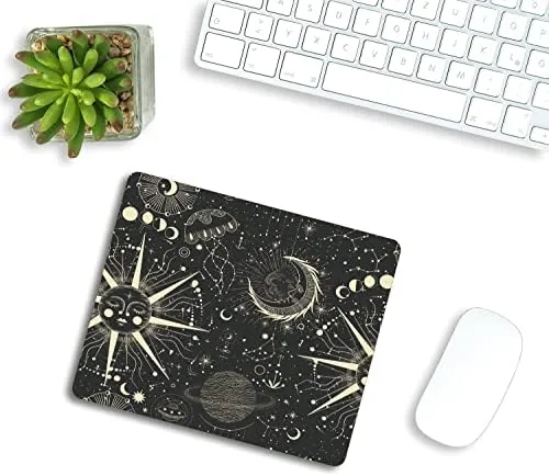 The Mouse Pad Celestial Pattern Office Gift Mouse Mat Space Mouse in real use