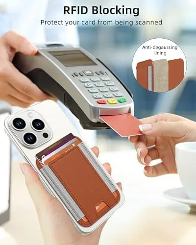 The HiWe for MagSafe Wallet, 7 Cards Holder, RFID Blocking, Stronger in real use