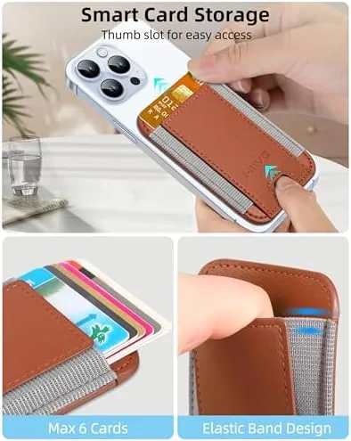 The HiWe for MagSafe Wallet, 7 Cards Holder, RFID Blocking, Stronger compared in context