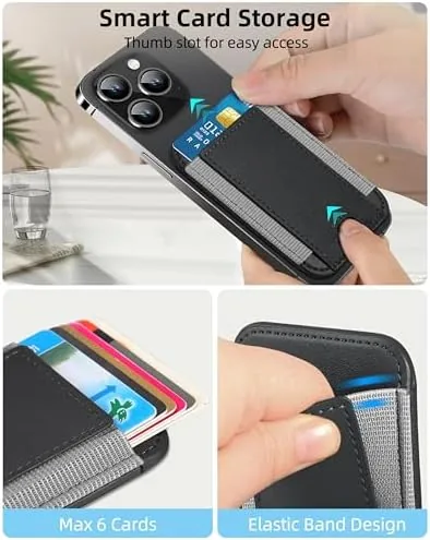 The HiWe for MagSafe Wallet, 7 Cards Holder, RFID Blocking, Stronger compared in context