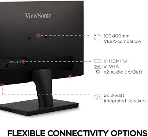 Comparison view of the VS2447M alongside a 60Hz office monitor and a gaming panel