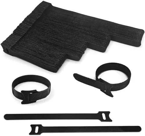 Testing the 40pcs Reusable Cable Ties - 4 Sizes (6/8/10/12 Inch) over two weeks