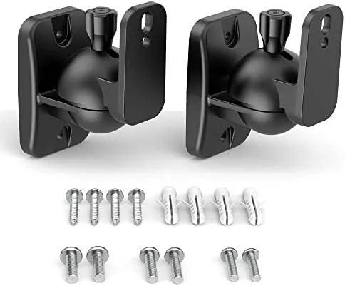 Speaker Wall Mount Brackets - Surround & Bookshelf Speaker Wall Mounts Kit, Holds up Review: Tested and Rated