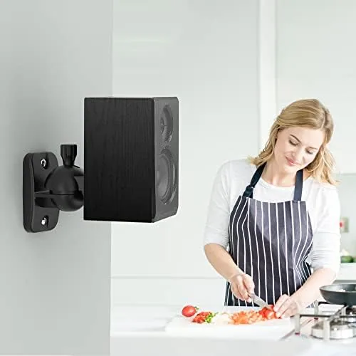 The Speaker Wall Mount Brackets - Surround & Bookshelf Speaker Wall compared in context