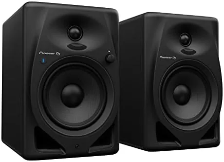 Overview of the Pioneer DJ DM-50D-BT 5-inch Active Monitor Speakers, Bluetooth, Pair