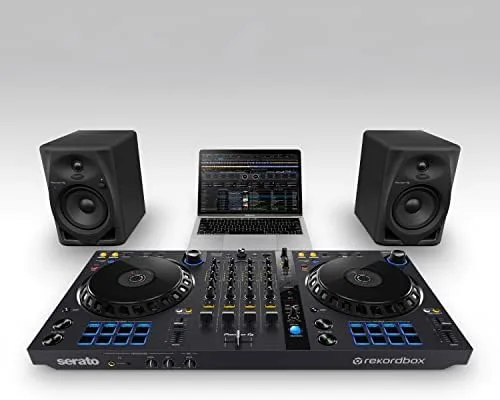 Another view of the Pioneer DJ DM-50D-BT 5-inch Active Monitor Speakers, Bluetooth, Pair