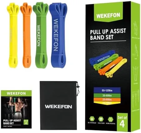 Another view of the Resistance Bands Set, Pull Up Assist Bands - Stretch Resistance