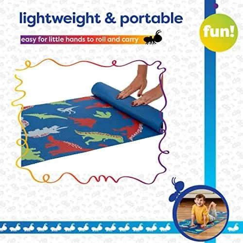 Another view of the Antsy Pants Yoga Mat for Stretching and Yoga