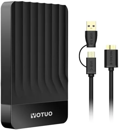Overview of the YOTUO 500GB External Hard Drive, Portable Storage Expansion HDD, USB