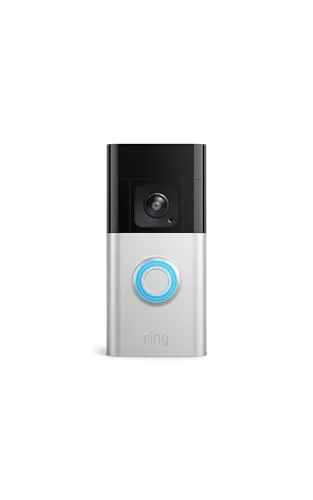 Side profile of the Ring Battery Doorbell Pro showing the slim body