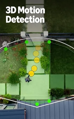 Ring night vision frame showing a visitor approaching the porch