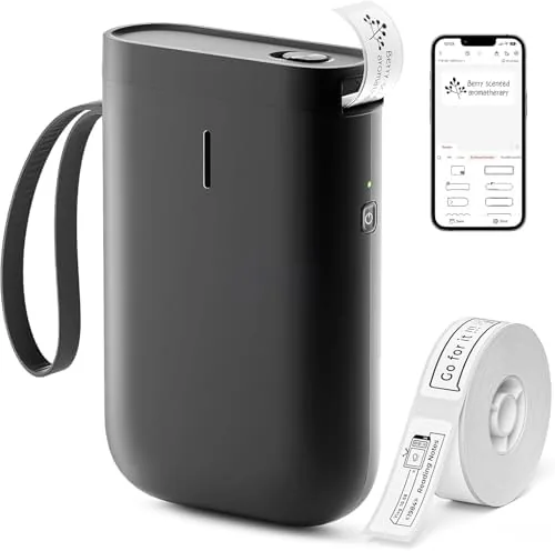 Overview of the DEEPIN Label Maker Machine Portable Bluetooth Label Maker with Tape