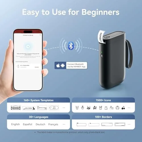 Testing the DEEPIN Label Maker Machine Portable Bluetooth Label Maker with Tape over two weeks
