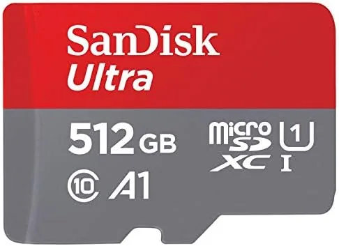 A drone recording 4K footage with the SanDisk Extreme microSD installed