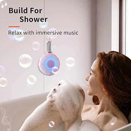 Close look at the HEYSONG Waterproof Shower Bluetooth Speaker, Durable & Portable with Clear build quality