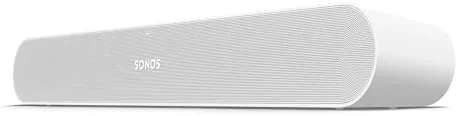 The Sonos Ray beside the larger Sonos Beam for size comparison