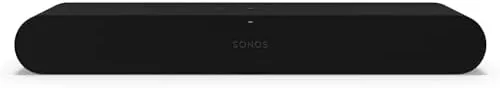 Rear of the Sonos Ray showing the optical, power and Ethernet ports